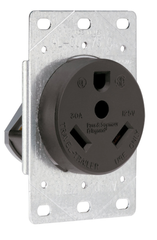 LEGRAND Pass & Seymour 3830 Single Recreation Vehicle Receptacle 30A 125V