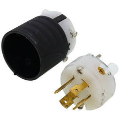 LEGRAND Pass & Seymour L1620P Turnlok Plug 480VAC 20A 2 3 Black/White