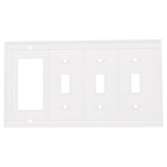 LEGRAND Pass & Seymour SP326W 4-Gang Combination Wallplate 7.8 in Replacement MPN