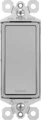LEGRAND Pass & Seymour TM870GRY Legrand radiant 15 Amp Rocker Wall Switch Single Pole