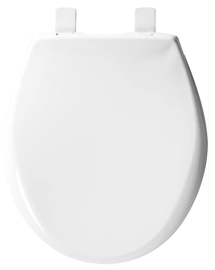 BEMIS Bemis 200E4 000 Affinity Round Plastic Toilet Seat in White