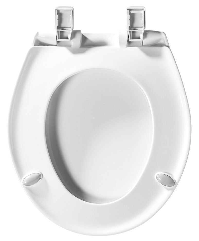 BEMIS Bemis 200E4 000 Affinity Round Plastic Toilet Seat in White