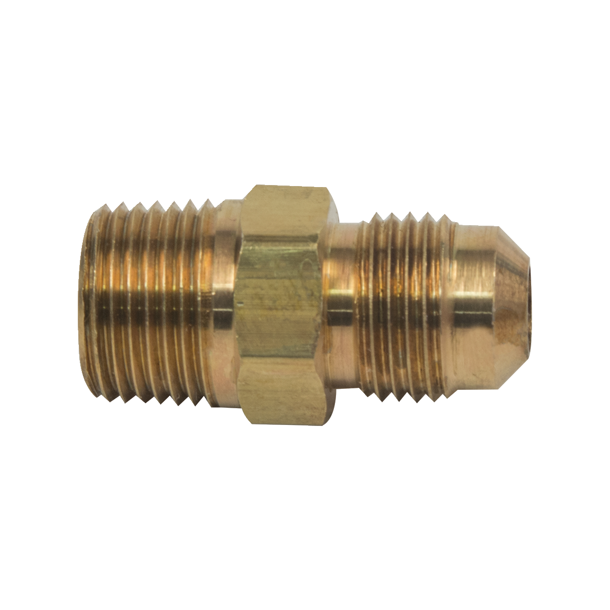 BRASSCRAFT BrassCraft 48-6-6 3/8 O.D. by 3/8 Inch Male Adaptor, Rough Brass