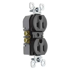 LEGRAND Pass & Seymour 3232TR duplex type thermoplastic receptacle 125VAC 15A 2 3 BR
