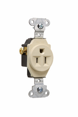 LEGRAND Pass & Seymour 5251I Single Receptacle 15amp 125v