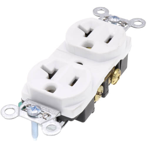 LEGRAND Pass & Seymour CRB5362W Duplex Type Thermoplastic 20Amp 125Volt Replacement MPN