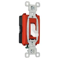 LEGRAND Pass & Seymour CSB20AC1W Toggle Type Thermoplastic Polycarbonate Toggle 20 Amp (1 Pack)