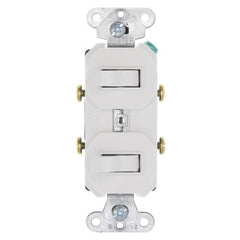 LEGRAND Pass & Seymour 690WG Combination Stack Toggle Switch 15 Amp 277 VAC