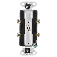 LEGRAND Pass & Seymour 690WG Combination Stack Toggle Switch 15 Amp 277 VAC