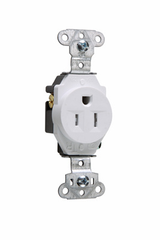 LEGRAND Pass & Seymour TR5251W receptacle 125VAC 15A 2 pole 3 wire