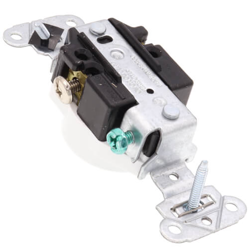 LEGRAND Pass & Seymour TR5251W receptacle 125VAC 15A 2 pole 3 wire