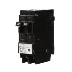 SIEMENS Siemens Q2020NC Two 20-Amp Single Pole 120-Volt Non-Current Limiting Circuit Breaker