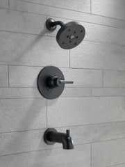 DELTA FAUCET Delta Faucet T14459-BL Trinsic One Handle Single Function Bathtub & Shower Faucet in Matte Black (Trim Only)