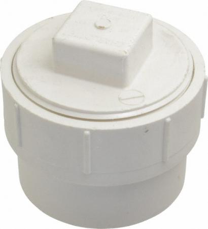 SPEARS Spears P105-040 4 PVC DWV Cleanout Adapter Spigot x FNPT