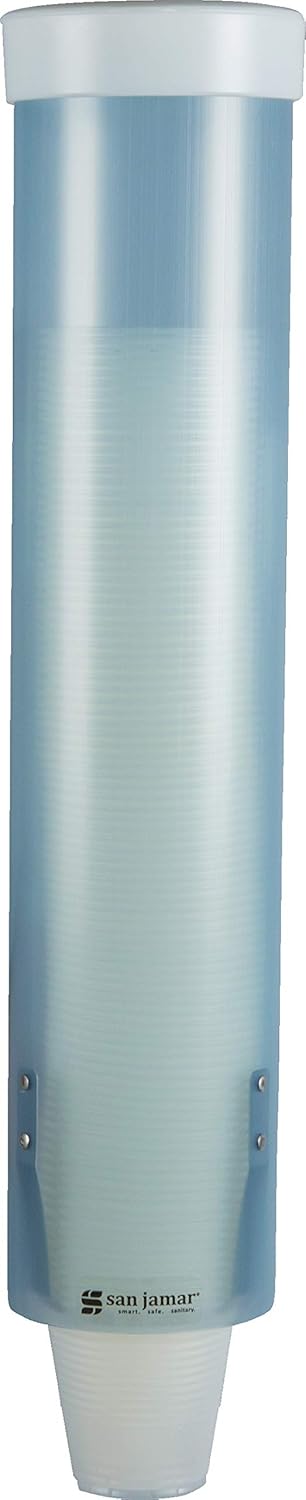 SAN JAMAR CUP DISPENSER PULL-TYPE C3165TBL for San Jamar