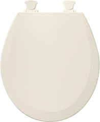 BEMIS Bemis 500EC 346 Toilet Seat with Easy Clean & Change Hinges, 1 Pack Round, Biscuit