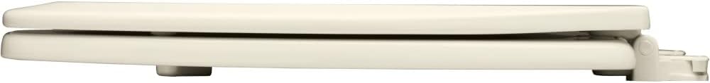 BEMIS Bemis 500EC 346 Toilet Seat with Easy Clean & Change Hinges, 1 Pack Round, Biscuit