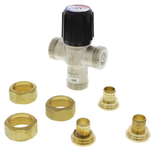 RESIDEO Resideo AM101C1070-UPEX-1LF 3/4 Union PEX 70-120F Mix Valve