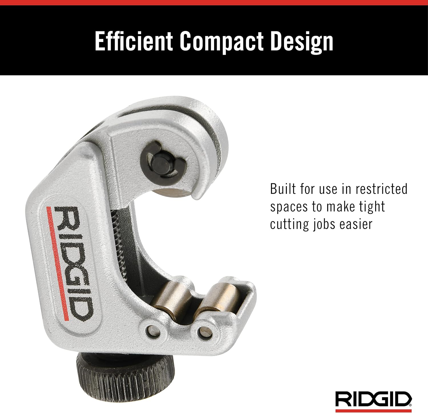 RIDGID RIDGID 32985 Model 104 Close Quarters Tubing Cutter, 3/16 to 15/16 in. capacity