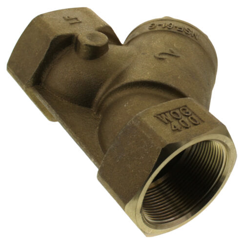 WATTS Watts 0379116 LF777SI 2 in FNPT 20 Mesh Stainless Steel Screen Lead Free Brass Y-Strainer