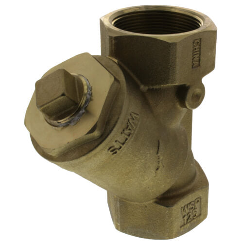 WATTS Watts 0379116 LF777SI 2 in FNPT 20 Mesh Stainless Steel Screen Lead Free Brass Y-Strainer
