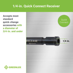 Greenlee 921 Quick Change Extension System Kit 0.5 x 5 x 39.25