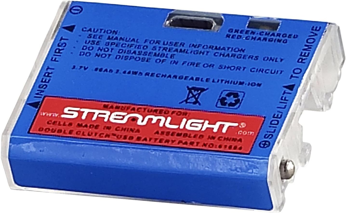 STREAMLIGHT Streamlight 61603 Double Clutch USB Rechargeable Headlamp, 125 Lumens, Black