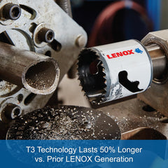Lenox 3003434L Bi-Metal Speed Slot Hole Saw with T3 Technology, 2-1/8 inches