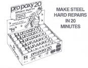 HERCULES Hercules 25515 ProPoxy 20 Epoxy Putty 4 oz