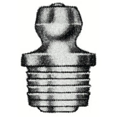 Alemite 1736-A Drive Fitting Straight 9/16 in OAL Male/Male