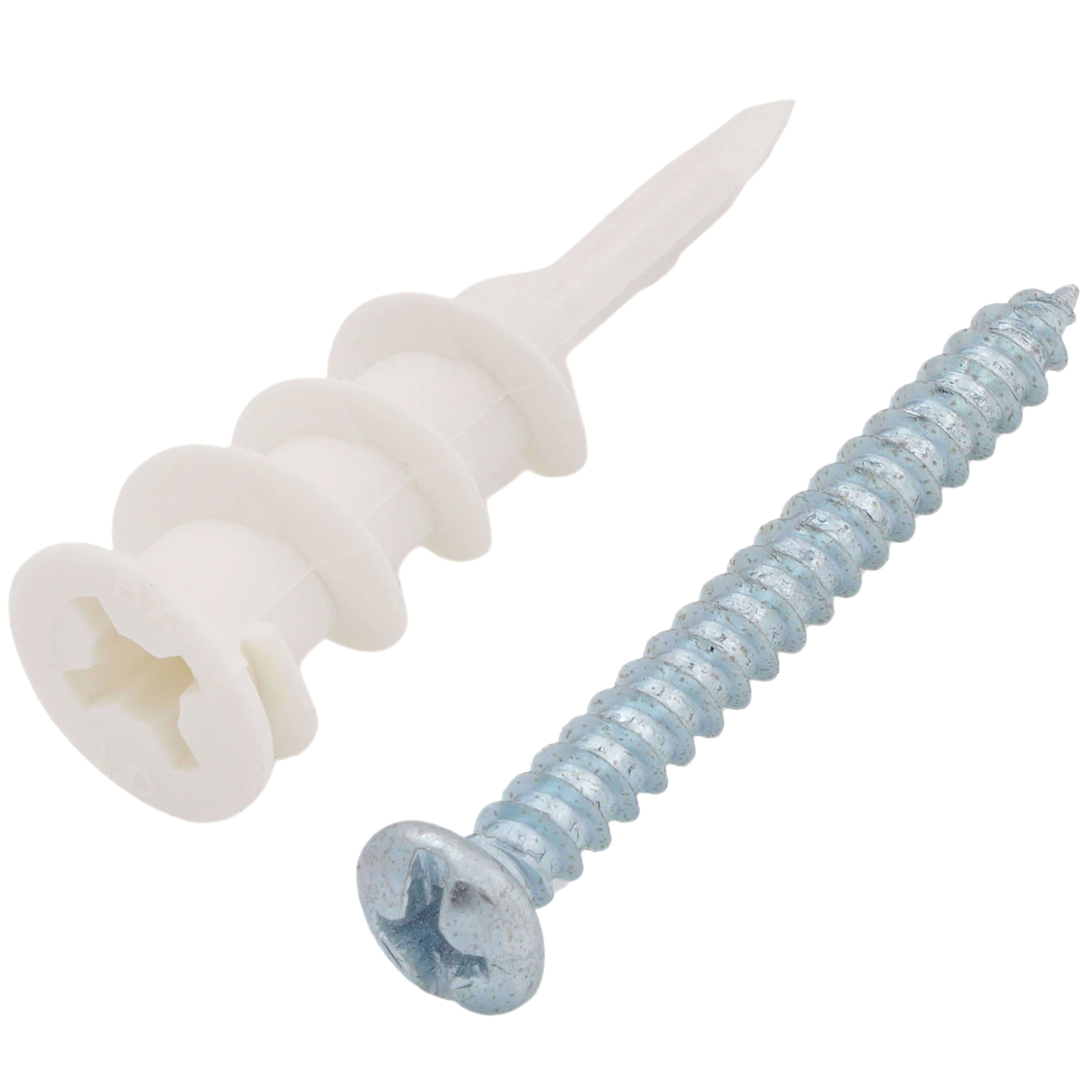 DIVERSITECH Devco 7317X #6 x 1-1/4 Self-Drilling Gypsum Wallboard Anchor Pack of 10