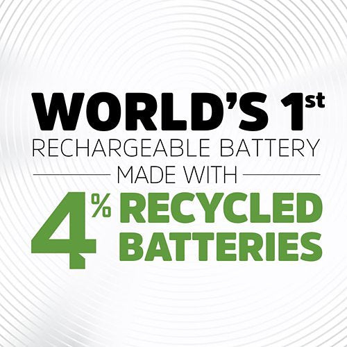 ENERGIZER Energizer NH15BP-4 Recharge Power Plus Rechargeable AA Batteries, 4-Pack