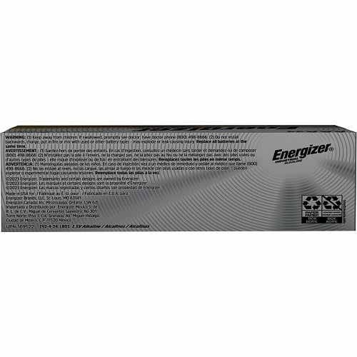 ENERGIZER Energizer EN92 1.5V Industrial Alkaline AAA Battery