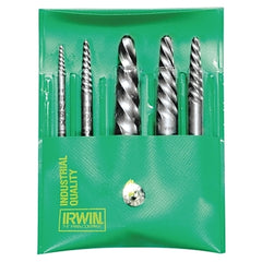 Irwin 53545 Extractor 6PC Set Spiral