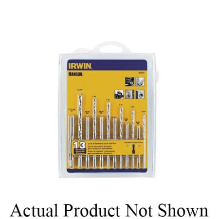 IRWIN IRWIN 80187 DRILL BIT + TAP 13PC SET ALL-PURPOSE
