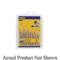 IRWIN 80187 DRILL BIT + TAP 13PC SET ALL-PURPOSE