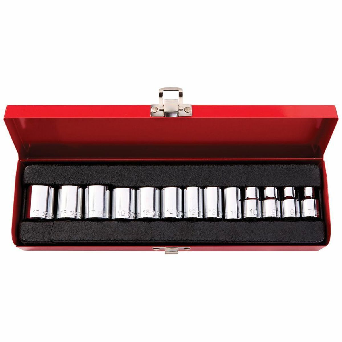 KLEIN TOOLS Klein 65506 3/8-Inch Drive Socket Set, Metric, 13-Piece
