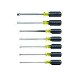 KLEIN TOOLS Klein 647 Nut Driver Set, 6-Inch Shafts, 7-Piece