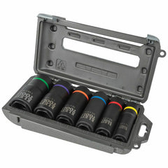 KLEIN TOOLS Klein Tools 66060 2-in-1 Impact Socket Set, 6 Point, 6 Piece