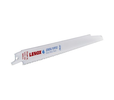 LENOX Lenox 20583 Reciprocating Saw Blade Bi-Metal 10/14 TPI 12 in Pack of 5
