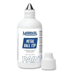 MARKAL MARKAL 84625 Ball Paint Marker Non-Drip Paint Blue 1/8 in Tip Replacement 84625
