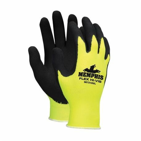 MCR SAFETY MCR Safety 96731HVL NXG Work Gloves Large Black/Hi-Viz Yellow Replacement MPN