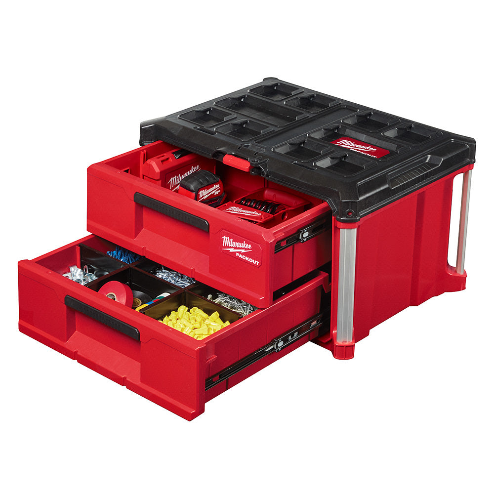MILWAUKEE Milwaukee 48-22-8442 PACKOUT 2-Drawer Tool Box