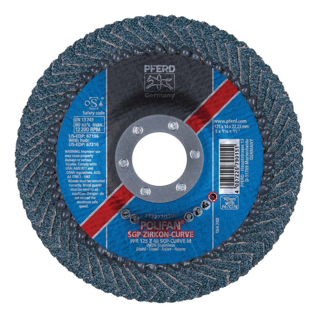 PFERD 67196 ABRASIVES, FILES, & CHISELS