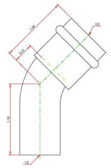VIEGA Viega 77637 ProPress 1/2 in. Copper 45-Degree Street Elbow
