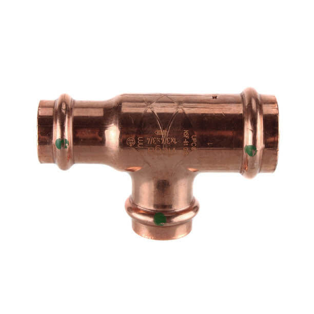 VIEGA Viega 77422 ProPress 1 x 3/4 x 3/4 Copper Tee