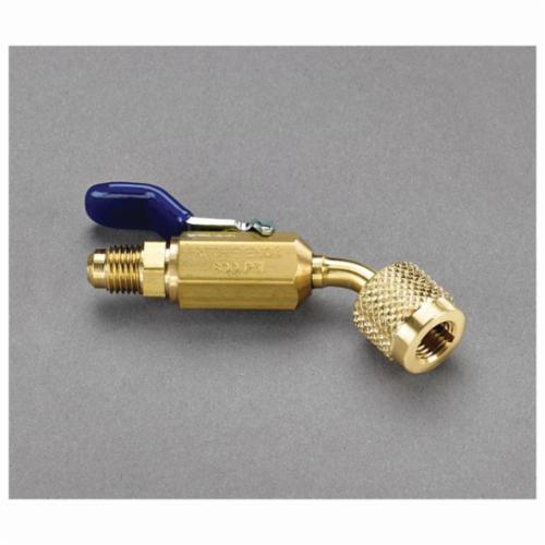 YELLOW JACKET Yellow Jacket 93842 1/4, 800 PSI, Lever Metal Handle, Compact, 45 Degree, Ball Valve (3-Pack)