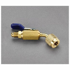 YELLOW JACKET Yellow Jacket 93842 1/4, 800 PSI, Lever Metal Handle, Compact, 45 Degree, Ball Valve (3-Pack)