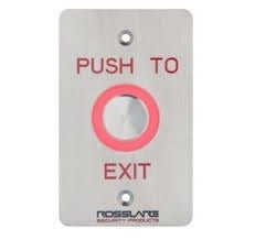 ROSSLARE Rosslare ex-06 Push to Exit Touch Switch Stainless Steel