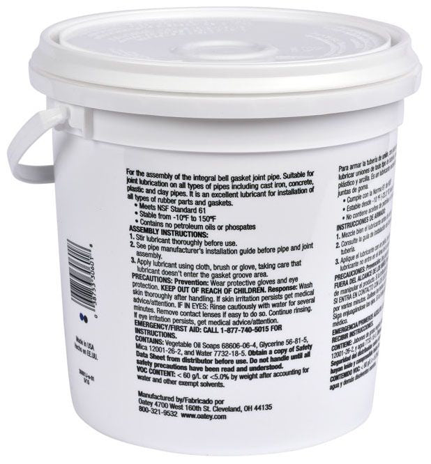 OATEY Oatey 30601 Pipe Lubricant, Amber, One Gallon